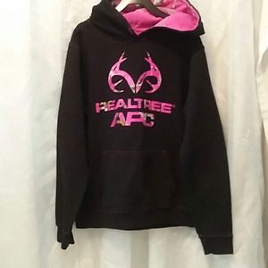 Realtree APC hooded sweatshirt. Size Small.